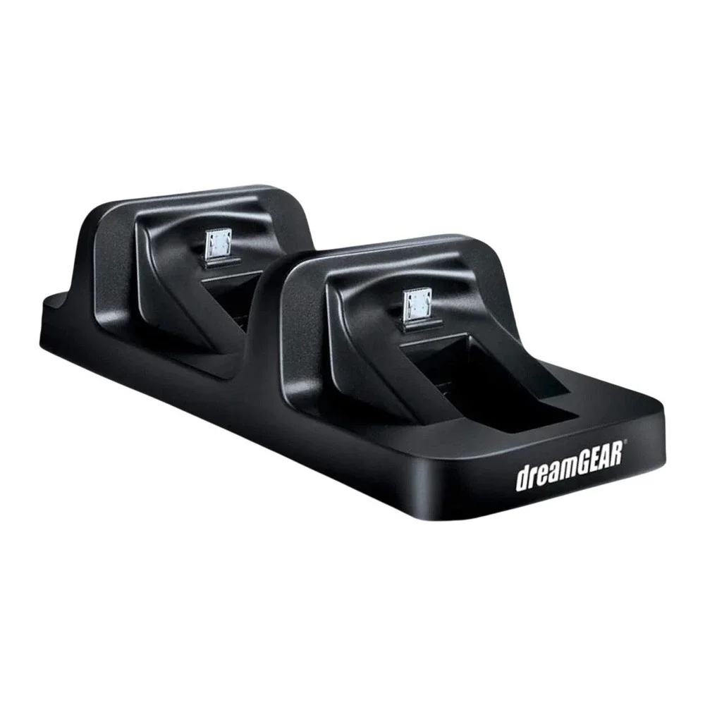 dreamGEAR Dual Power Dock for PlayStation 4 PS4 Controller Charger DGPS4-6432‎